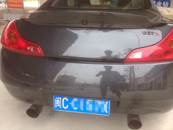 

Fit for Infiniti 37 Coupe 2 doors carbon fiber rear spoiler rear wing