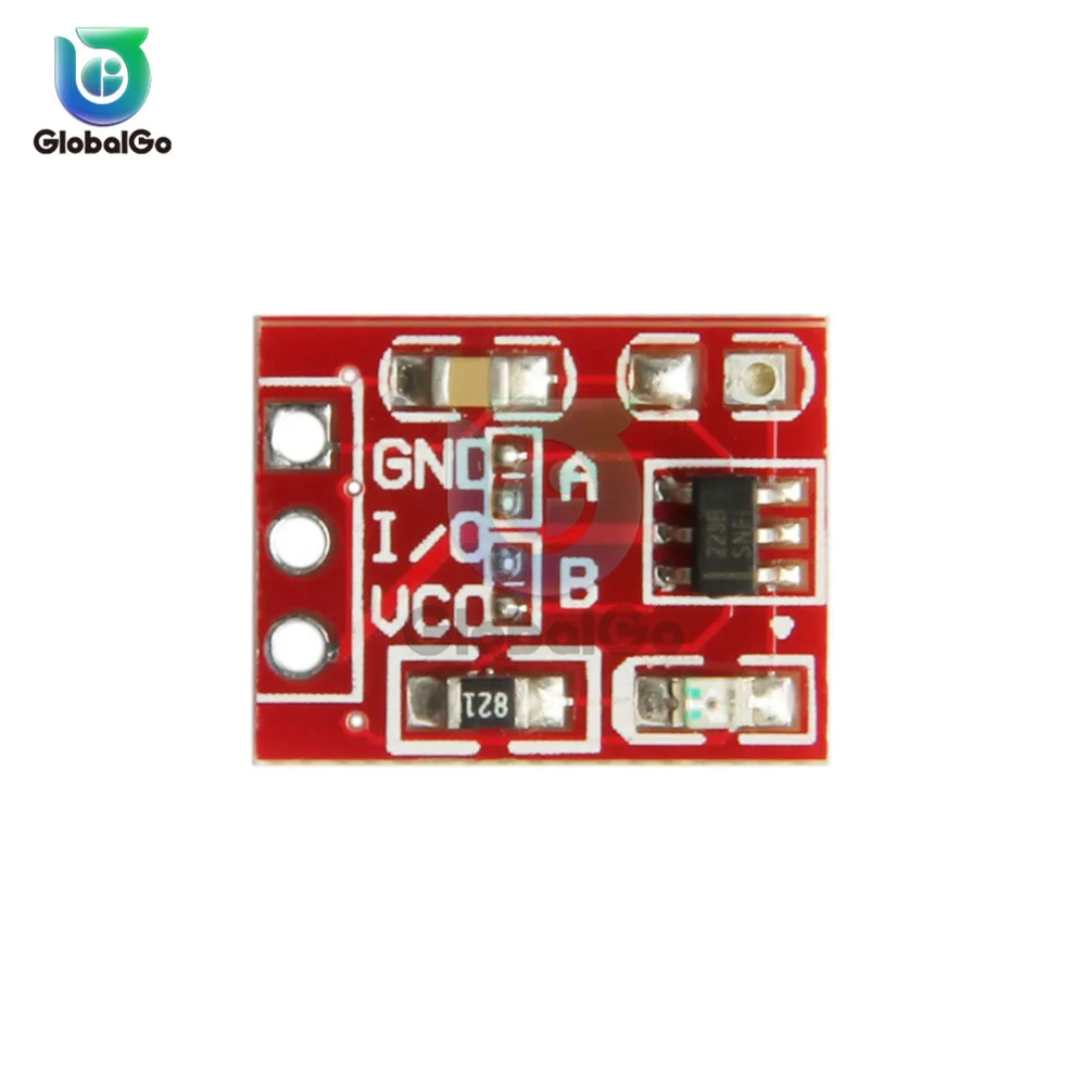5 шт./партия TTP223 Ключ сенсорная кнопка модуль 1 одноканальный самоблокирующийся/без блокировки конденсатор сенсорные переключатели сенсор