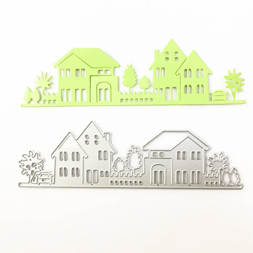 

Hot Design Lovely Tree House Metal Cutting Dies Cut Scrapbooking Album Paper Card Craft Gift Embossing Die Cuts