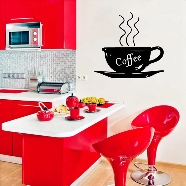 Special Offers Hot Coffee Cup Wall Art Decal Vinyl Wall Stickers Pvc Material For Living Room dining room Home Party Decor Wallpaper Special Offers Hot Coffee Cup Wall Art Decal Vinyl Wall Stickers Pvc Material For Living Room dining room Home Party Decor Wallpaper