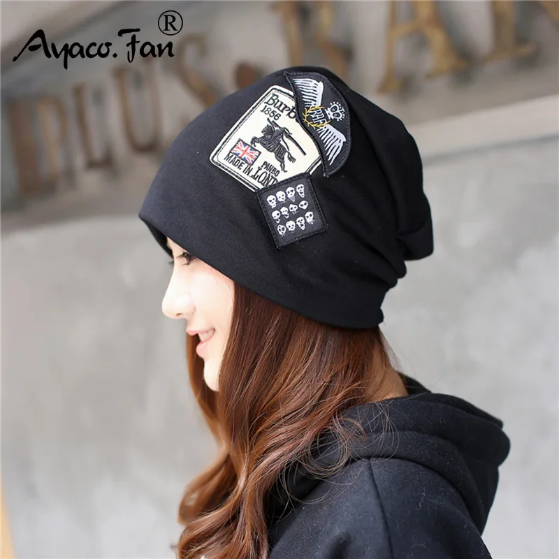 

Women's Winter Girls Hat New Knitted Wool Beanie Female Fashion Skullies Casual Outdoor Mask Ski Caps Thick Warm Hats for Women