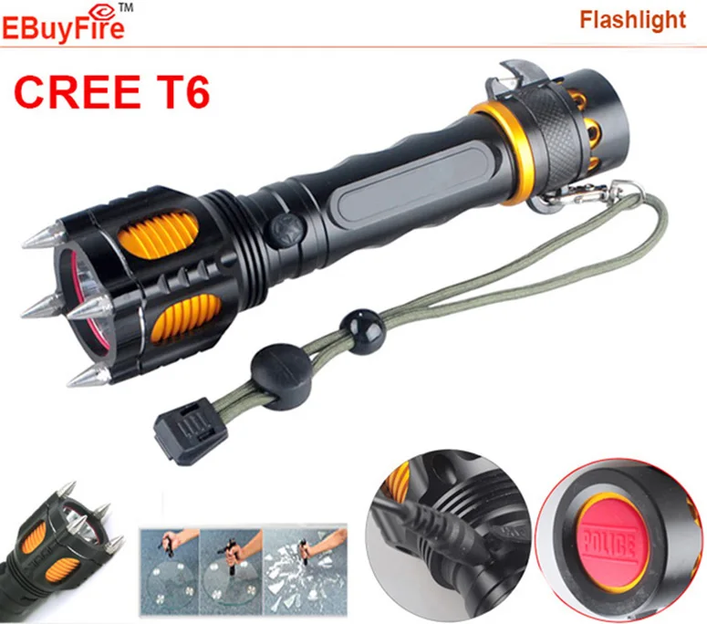 Self defense Suppliers Product Solid Tactical Led Flashlight Self Defense Tool Windbreaker