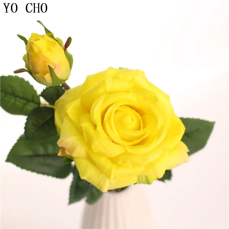 YO CHO DIY подарок на день Святого Валентина Искусственный цветок розы вечерние украшения на День Матери Выпускной свадебный цветок аксессуары для домашнего декора