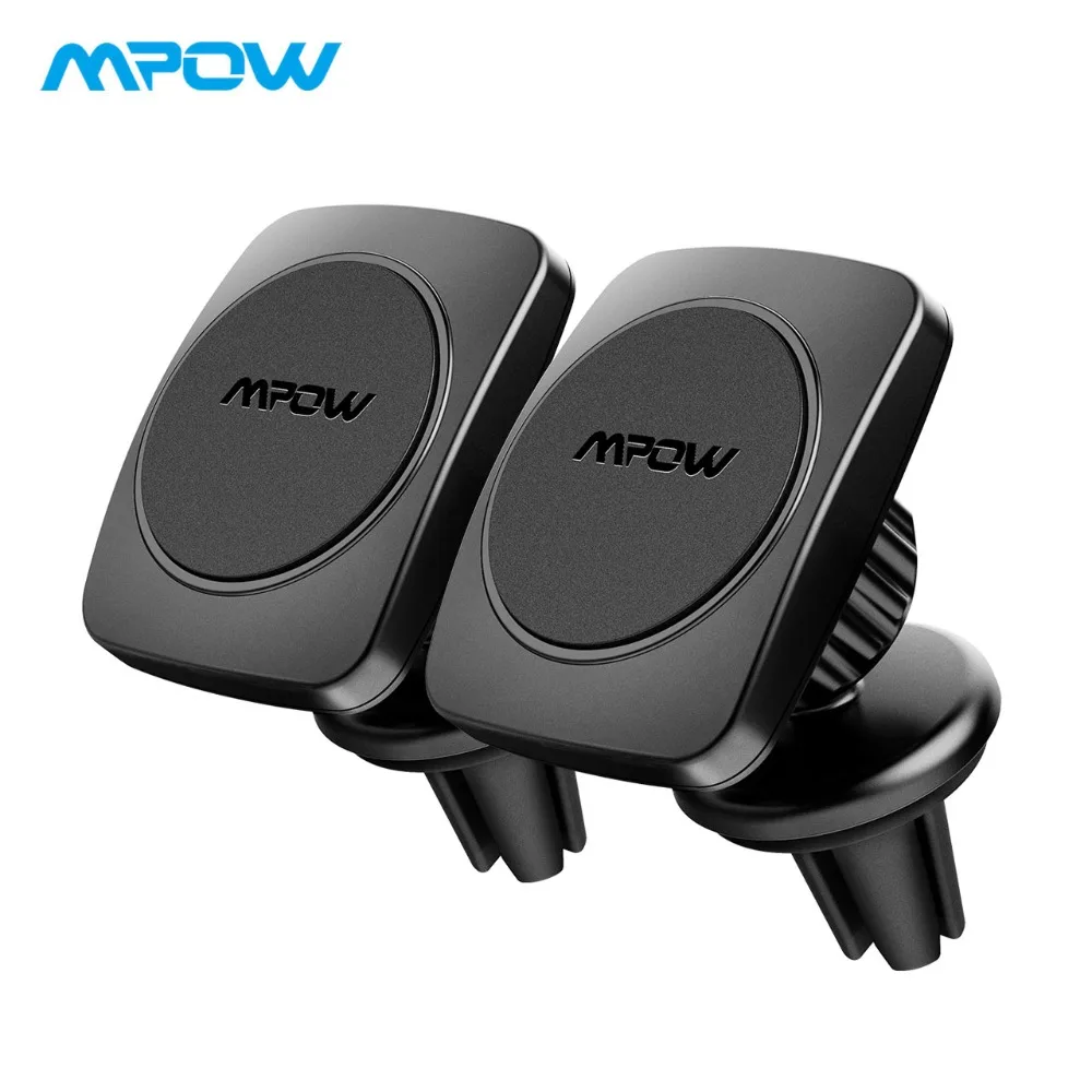 

Mpow 360 Degree Swivel Air Vent Magnetic Car Phone Mount Universal Car Cell Phone Smartphone Holder Stand Mount For iPhone X/8/7