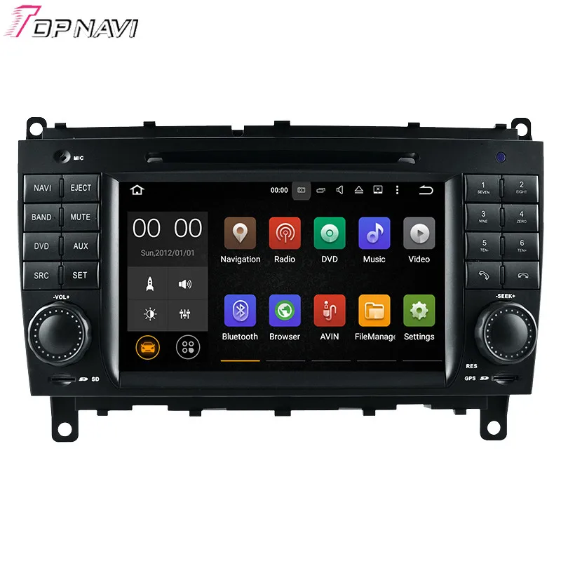Topnavi 7 Quad Core Android 7 1 font b Car b font DVD Multimedia Player for