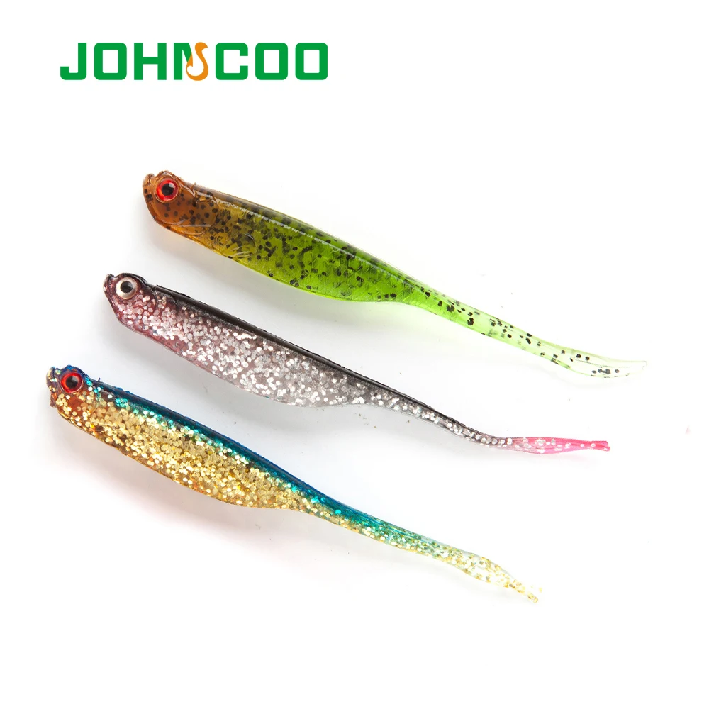 JOHNCOO новинка 5 шт. мягкие рыболовные приманки воблеры 105 мм г искусственные блесна