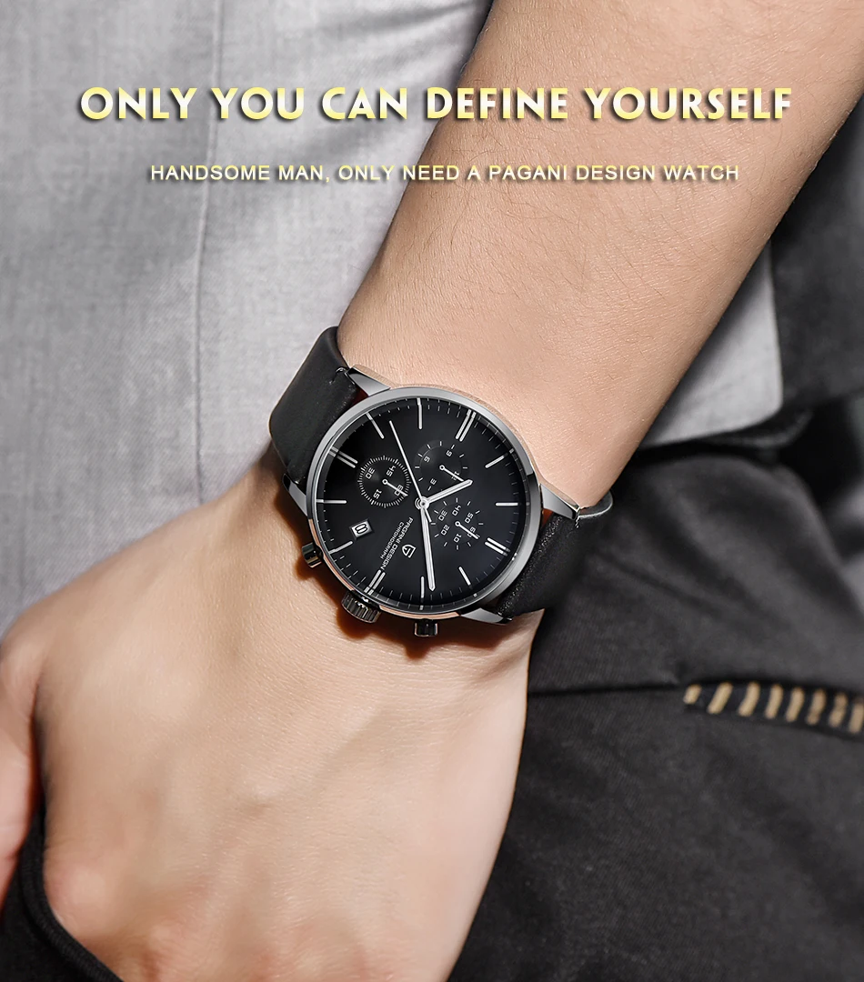 Мужские s часы Топ бренд класса люкс водонепроницаемые 30 м натуральная кожа спортивные военные кварцевые часы мужские часы Relogio Masculino