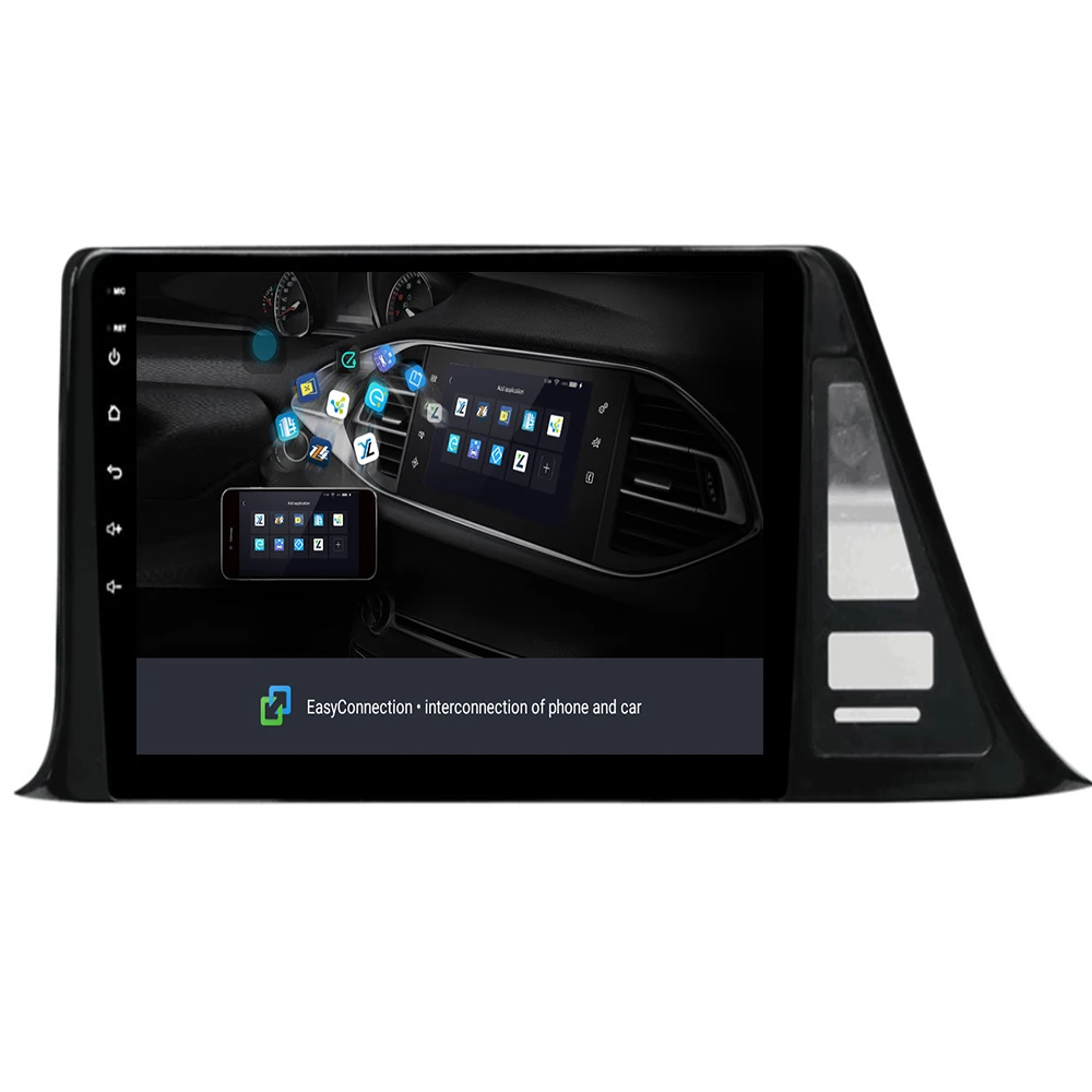 Top IPS 9" Android 9.1 Car dvd multimedia player head unit for Toyota CH-R CHR 2016 2017 2018 GPS Navigation radio auto stereo 2+16G 2