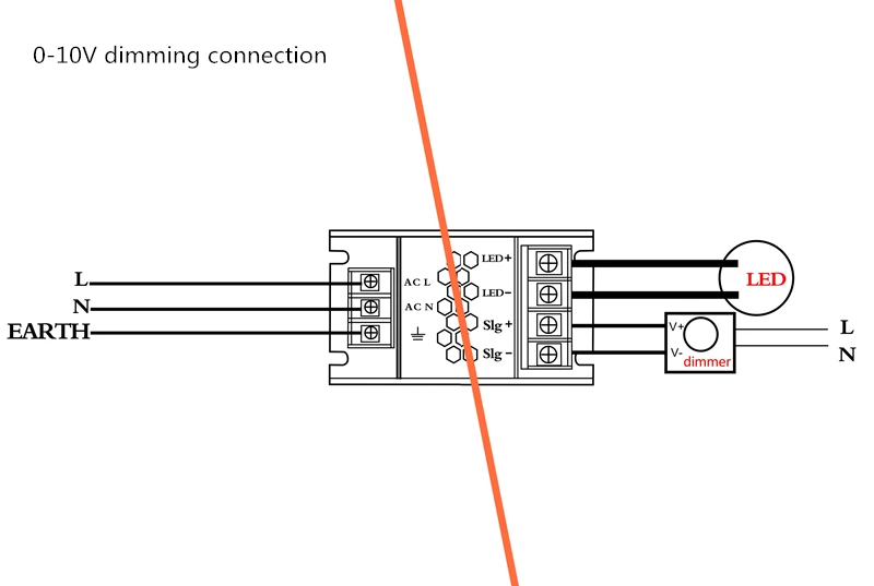 0-10V dimming connection