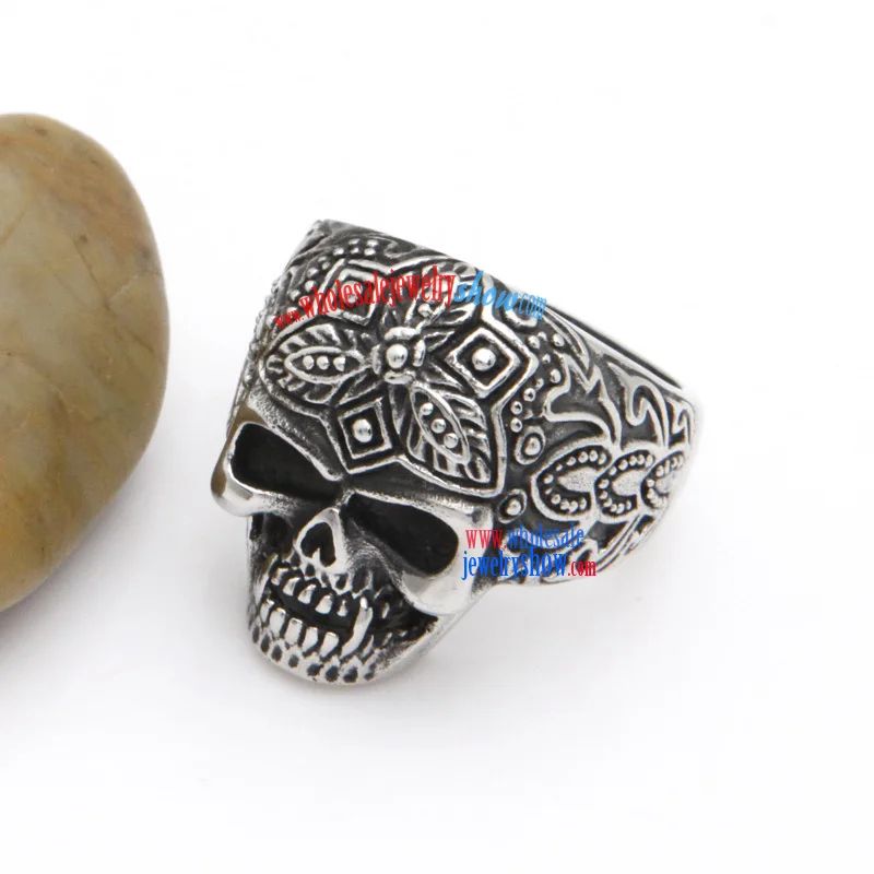 Punk Finger Biker Special Designer Pirate Horned Skull Stainless Steel Men S Ring Rg005 Free Shipping Ring Dating Ring Bulbring Aliexpress