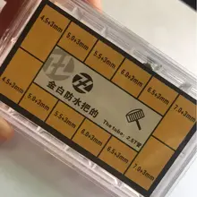 1 комплект, золотые и серебряные, 2,5 мм, водонепроницаемые часы, корона, набор для ремонта часов