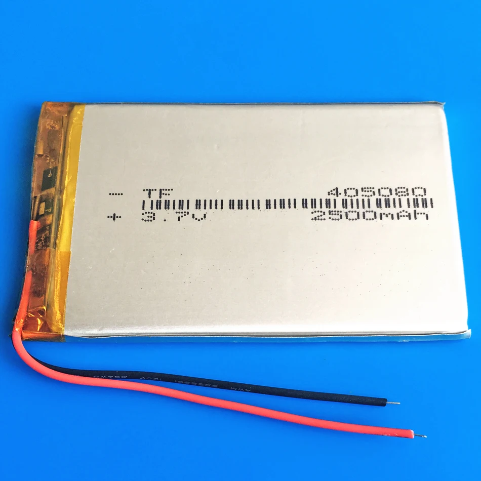 Литий полимерная аккумуляторная батарея 5x3 7 в 2500 мАч 405080 для GPS DVD PDA PAD power bank