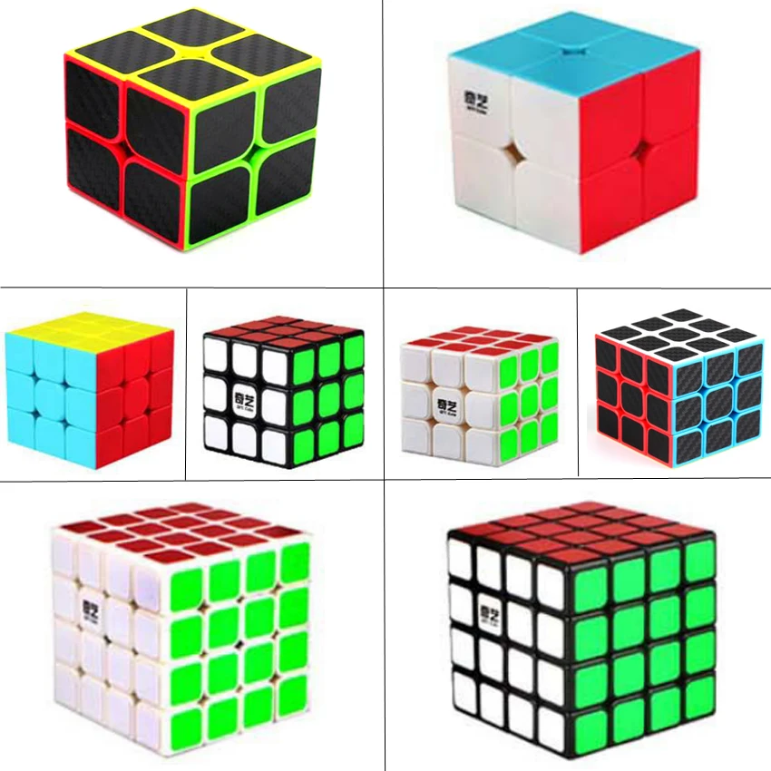 

Brand 2x2x2 3x3x3 4x4x4 Magic Cube Colorful Professional Cubes Magico Puzzle Speed Challenge Gifts Educational Toys Gift