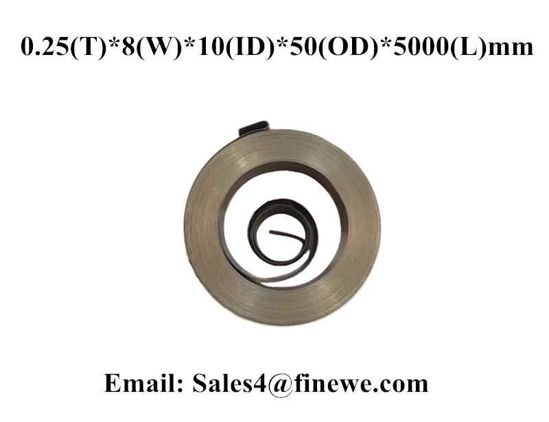 Constant Force Spiral Springs Constant Force Spiral Springs