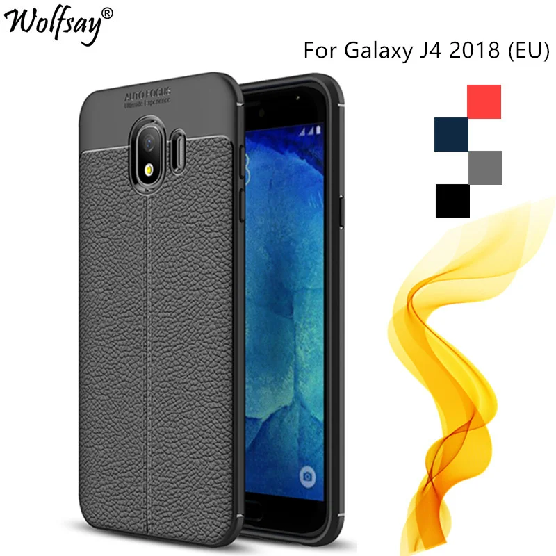 Чехол Wolfsay для Samsung Galaxy J4 2018 европейская версия роскошный силиконовый чехол с