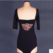 Костюм для латинских танцев, сексуальный кружевной топ с короткими рукавами для латинских танцев для женщин, куртка для соревнований по латинским танцам