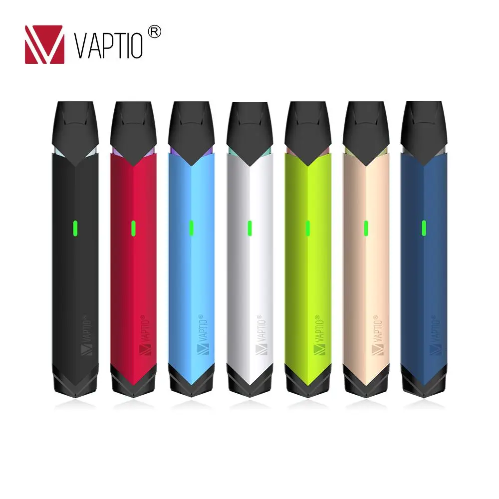 

Electronic cigarette Vaptio SOLO FLAT MINI KIT 12W Portable Vape pen Kit with 260mAh Battery 1.0ml Vaporizer PEN