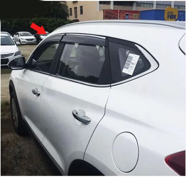 

ACCESSORIES FIT FOR HYUNDAI TUCSON TL 2015 2016 SIDE WINDOW RAIN DEFLECTORS GUARD VISOR WEATHERSHIELDS DOOR SHADE