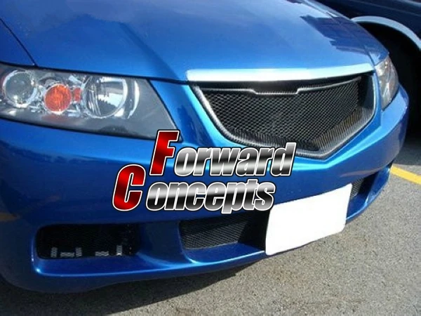 

CARBON FIBER 2004-2005 TSX CL7 CL9 CM2 FRONT BUMPER UPPER MESH GRILLE