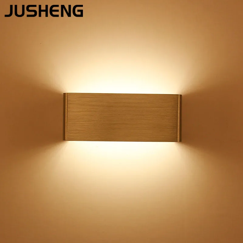 JUSHENG Nordic modern creative wall lamp bedside living room bedroom LED 5W hallway aisle corridor wall lamp mirror headlights