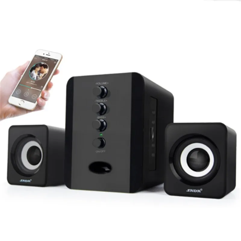 Колонка для ПК. Сабвуфер. Подключение через USB или Bluetooth. Для нутбука компьютера