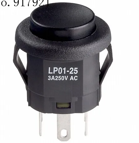 

[ZOB] LP0125CMKW01A imported from Japan nkk day develop short body button light switch LP01-25 --10pcs/lot