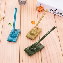 20 шт./лот забавная канцелярская принадлежность военные танки ручка вращается 360 градусов 0,5 мм оружие гелевая ручка в продаже