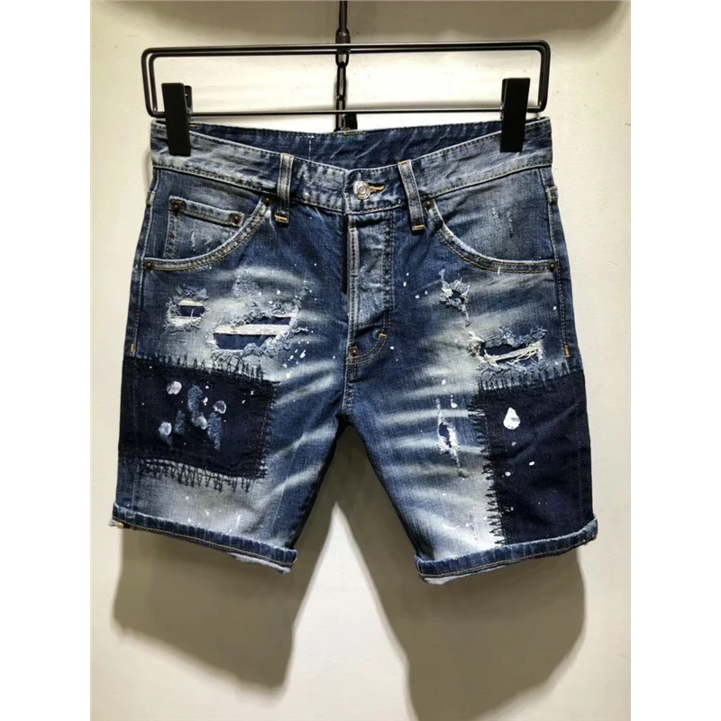 Hot Summer Skinny Denim Shorts Men Stretch Slim Fit Short Jeans Mens Designer Cotton Casual Distressed Shorts Hip Hop shorts Hot Summer Skinny Denim Shorts Men Stretch Slim Fit Short Jeans Mens Designer Cotton Casual Distressed Shorts Hip Hop shorts