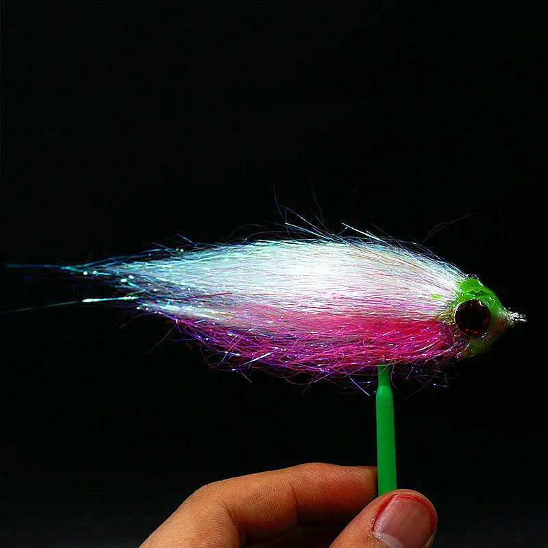 Королевский Sissi 1 мешок flytying 5 ''длинного ледяного крыла волокна ультра льда Dub baitfish стример перламутровый мерцающий бахрома мушек связывания материалов