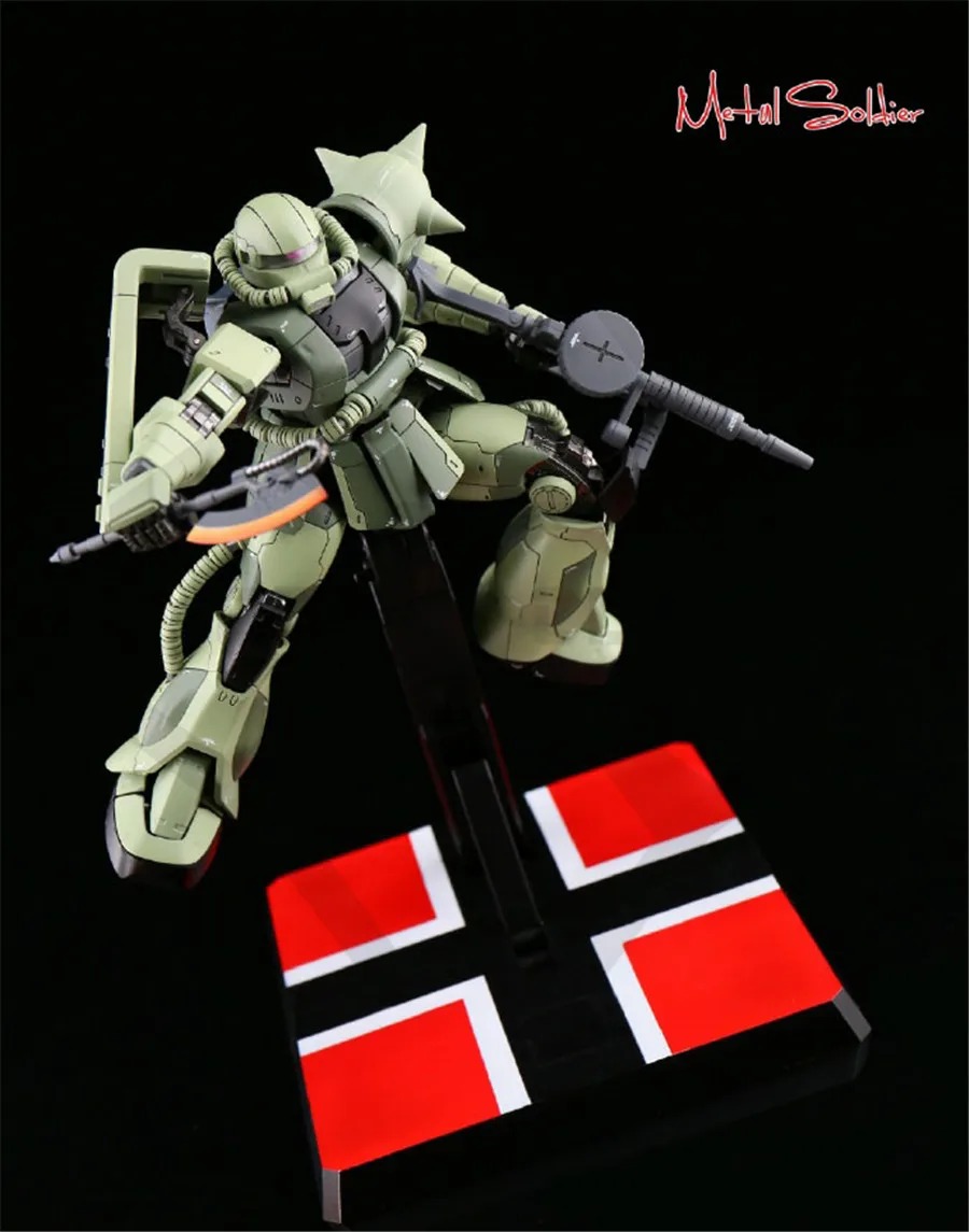 Comic Club MS металлический солдат MB 1/100 металлическая сборка gundam green zaku II сплав робот Высокое качество фигурка