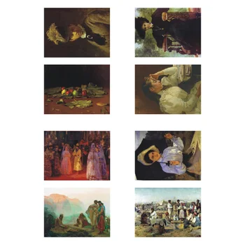 

1 PCS Ilya Efimovich Repin Famous Oil Painting DIY Uncut Bullet Journal Sticker Art Decor Scrapbooking Diary Prints Stickers