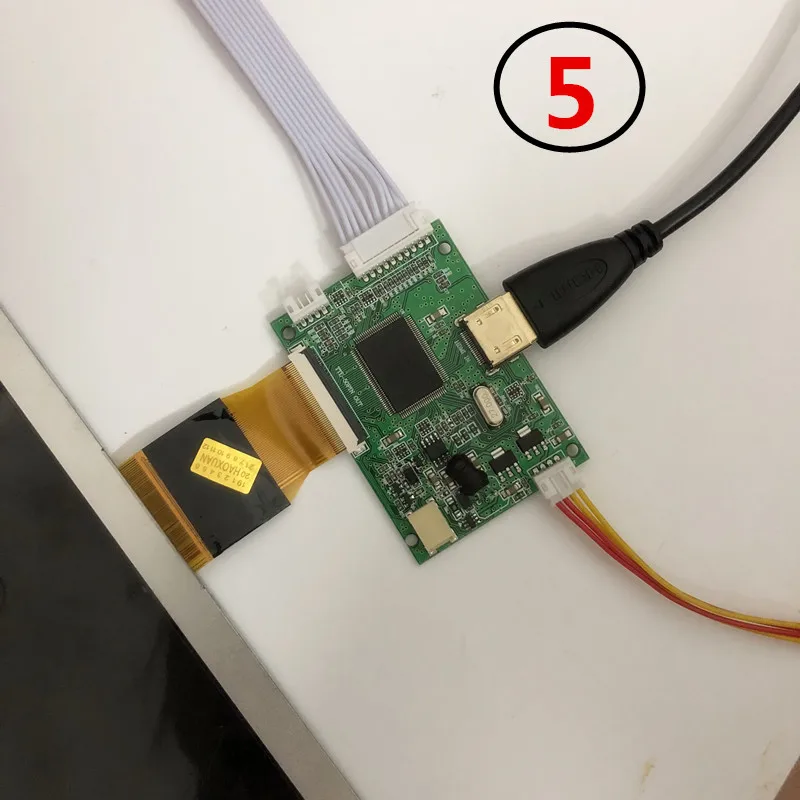 7 дюймов 600*1024 HDMI экран ЖК дисплей с драйвер платы мониторы для Raspberry Pi банан/Оранжевый Мини компьютер