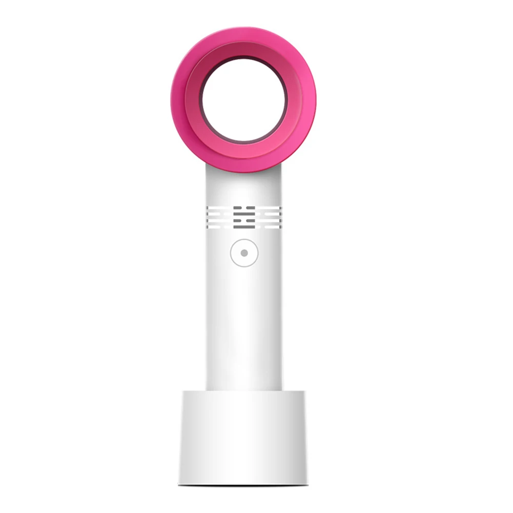

Portable Leafless Fan Energy-Saving Mini Usb Fan Quiet Handheld Rechargeable Bladeless Cooling For Desk Home Office