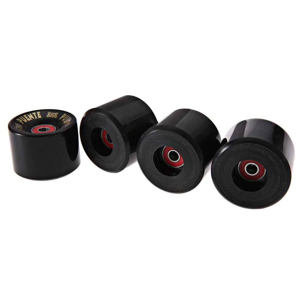 4pcs/set 60x45MM Cruiser Skateboard Wheels Longboard Wheel Skate Roller Durable PU Longboard Cruiser Wheels with ABEC-9 Bearing
