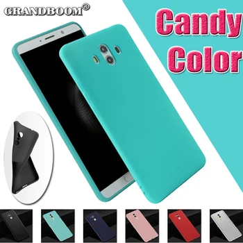 

50pcs Candy Color Soft TPU Silicone Case Matte Frosted Ultra Shockproof Cover For Huawei Mate 30 Lite 20 X Nova 7 SE Pro Y7P
