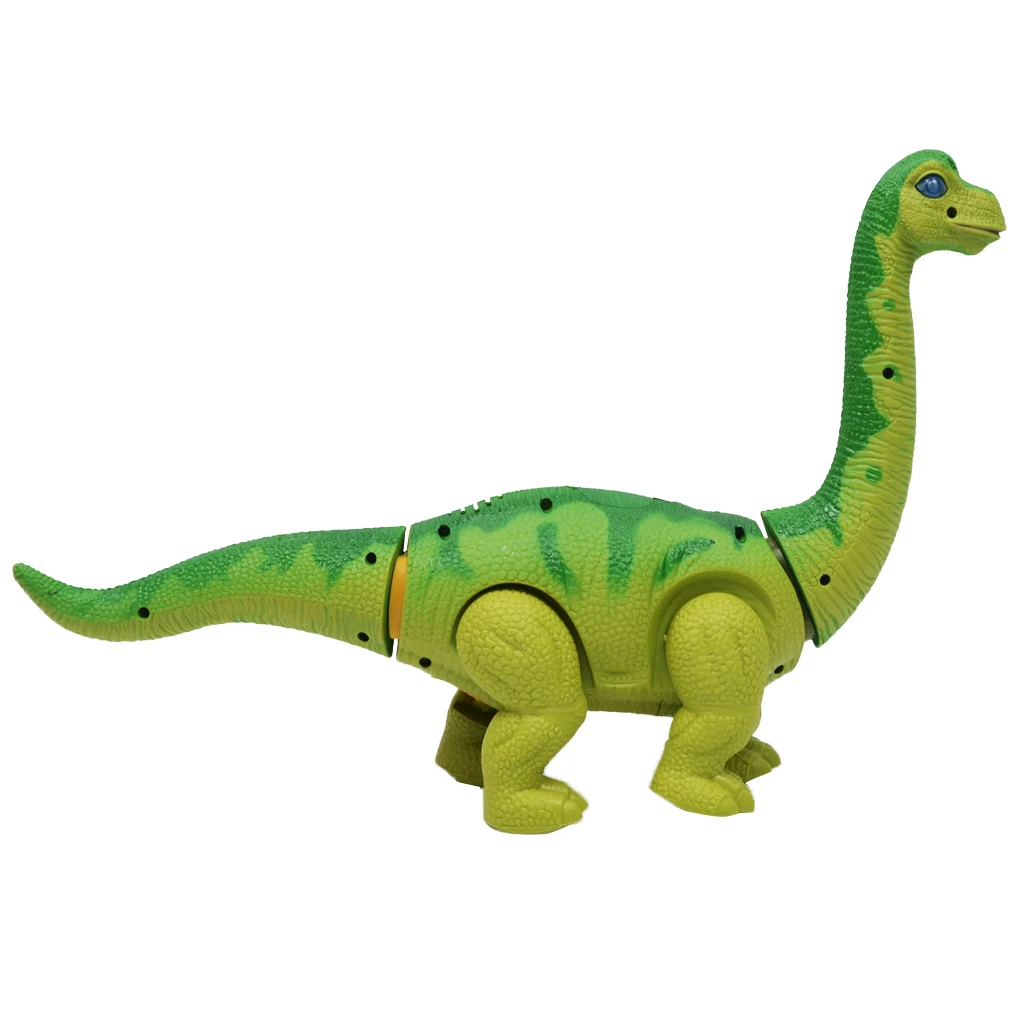 Игрушка-ходьба на батарейках динозавр Брахиозавр яйцо укладка Фигурки игрушки для детей Рождественский подарок на день рождения зеленый