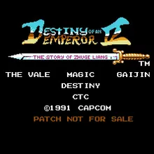 Судьба императора 2(на английском и китайском языках) карточная игра для 72 булавки 8-битный игровой плеер