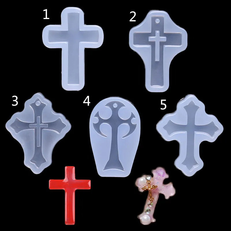 Cross Epoxy Clear Silicone Resin Mold Diy Making Tool Craft AliExpress