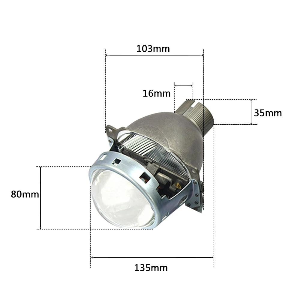2 шт. ксеноновые лампы H4Q5 3 0 дюйма с металлическим держателем|projector lens|car headlighthid xenon