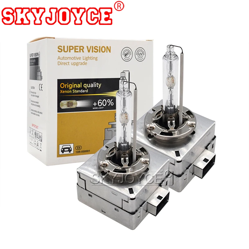 SKYJOYCE оригинальная 35 Вт 55 ксеноновая D1S D3S лампа супер яркая HID Автомобильная фара