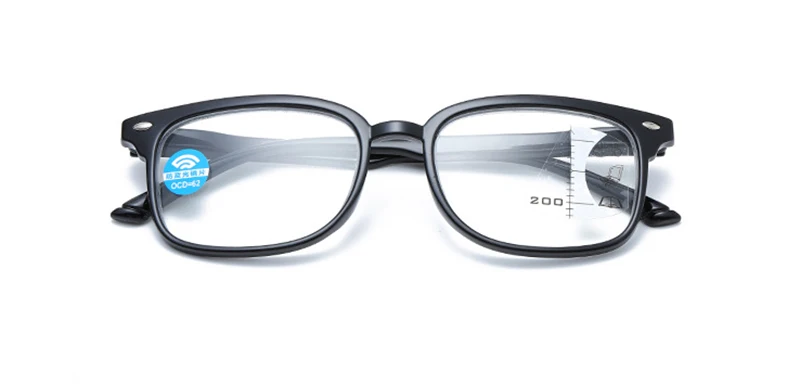 Блокировки синий свет прогрессивные многофокусные очки для чтения лупа с диоптриями для зрения очки заклепки очки L3