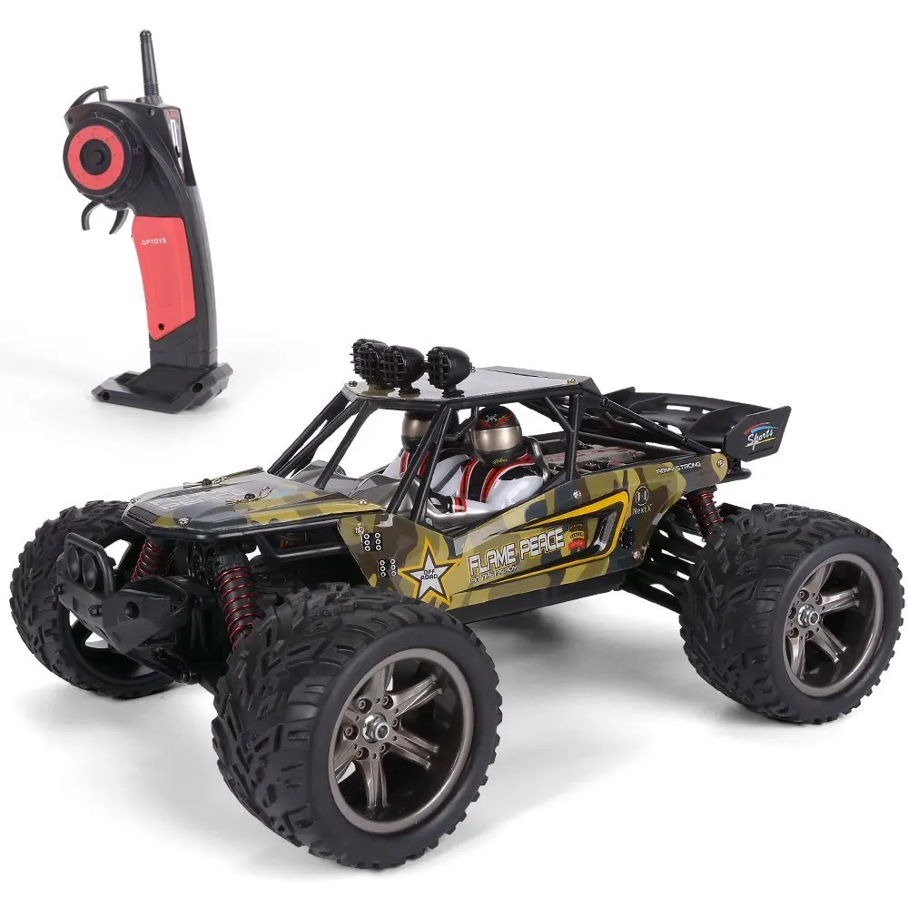Новые GPTOYS S916 радиоуправляемые Машинки с дистанционным управлением Грузовик 1/12 Масштаб 2,4 ГГц 2WD водонепроницаемый внедорожный Монстр автомобиль Лучшие подарки для детей и взрослых - Цвет: Yellow