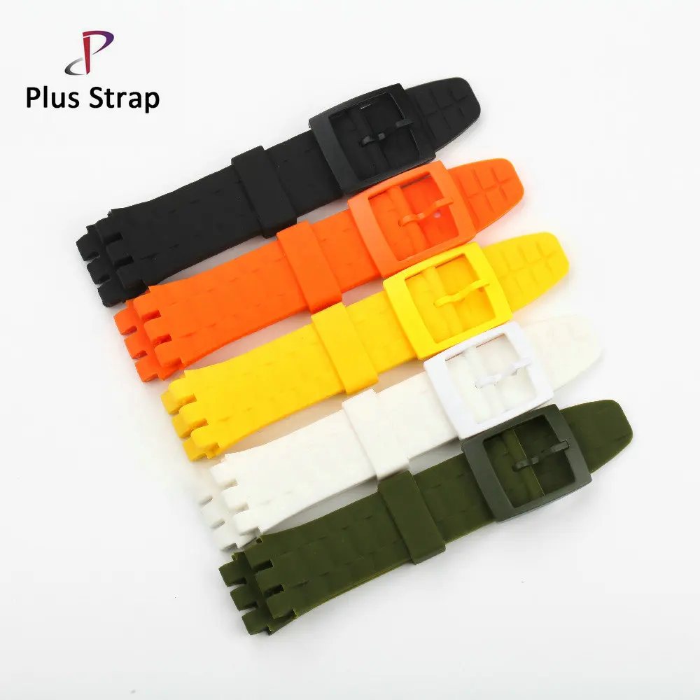 

Plus strap Soft Silicone Watch Band Replacement for SUUP100 SUUB Strap Pin 21 mm Rubber Wristband Accessories Waterproof