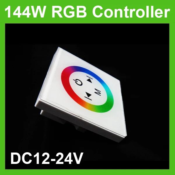 12A DC12-24V настенный регулятор подсветки LED RGB сенсорный контроллер