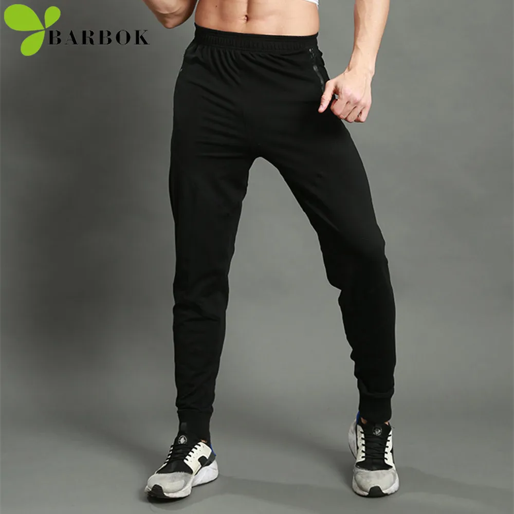 

BARBOK Mens Running Pants Yoga Trouses Workout Clothing Sweat Outdoor Fitness Leggings Jogging Sportswear Gym Pants