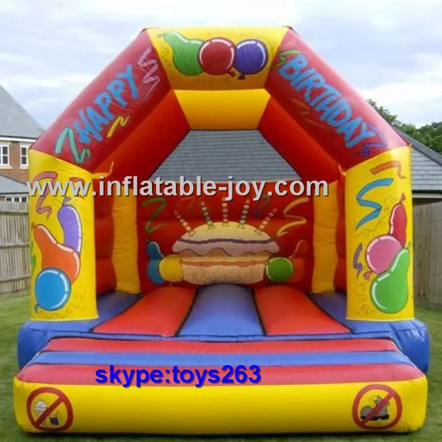 4x3m small inflatable bouncer, air bouncy castle for kids birthday