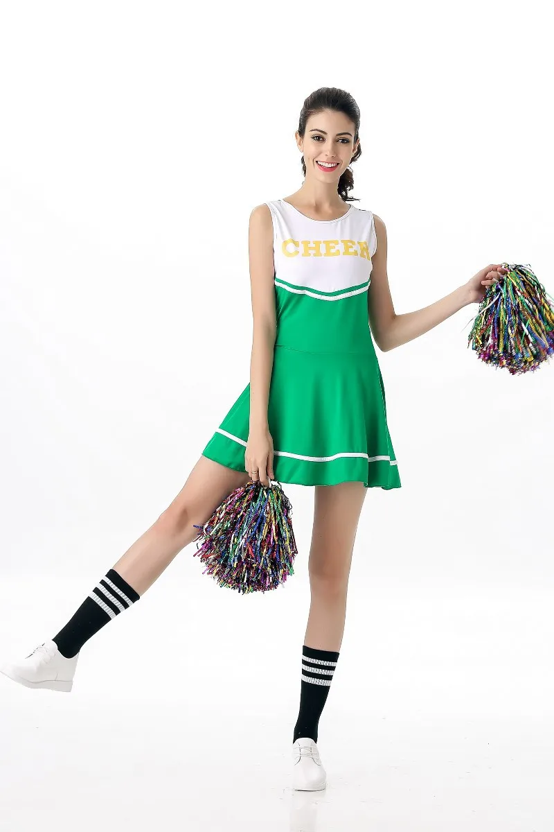 Сексуальный баскетбольный Детский костюм болельщика школьное платье с надписью Cheer