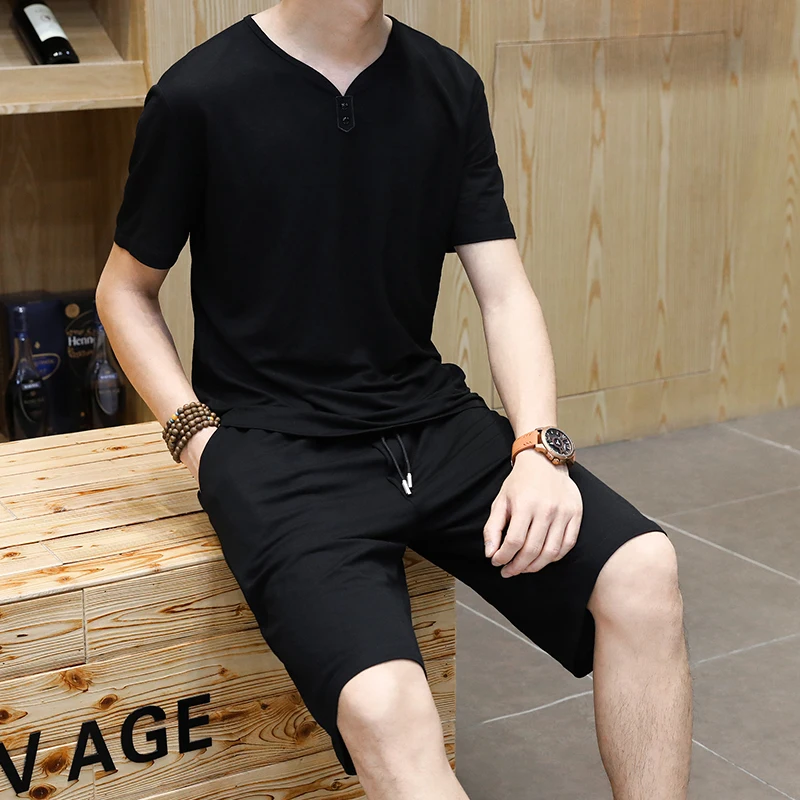 

Alharbi NAD2 2019 Spring Quick Dry Clothing Suits Sport Short Sleeve and Short for Men's