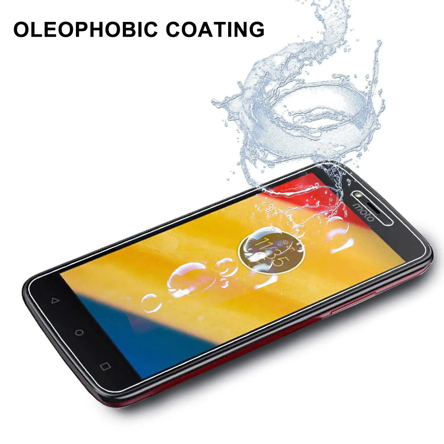 Высококачественное закаленное стекло для Motorola Moto C Plus защита экрана 2.5D 9H