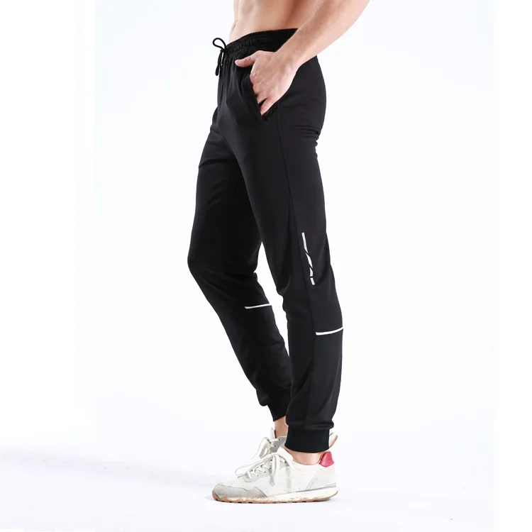 Мужские спортивные штаны, спортивные штаны для бега, мужской спортивный костюм, спортивные брюки, мужские спортивные брюки, мужские свободные штаны для бега и фитнеса - Цвет: LXY7065 Black